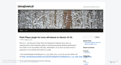 Desktop Screenshot of izmajlowiczl.wordpress.com