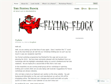 Tablet Screenshot of flyingflock.wordpress.com