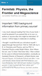 Mobile Screenshot of fermilab.wordpress.com