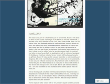 Tablet Screenshot of caughtbetweenthetides.wordpress.com