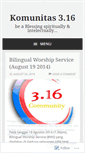 Mobile Screenshot of komunitas316.wordpress.com
