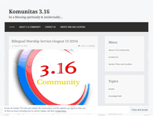 Tablet Screenshot of komunitas316.wordpress.com
