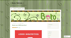 Desktop Screenshot of botomirim.wordpress.com