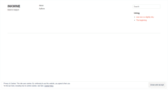 Desktop Screenshot of inkwine.wordpress.com
