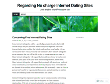 Tablet Screenshot of datingsiteswrite7.wordpress.com