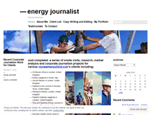 Tablet Screenshot of energyjournalist.wordpress.com