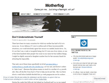 Tablet Screenshot of motherfog.wordpress.com