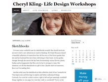 Tablet Screenshot of cherylkling.wordpress.com