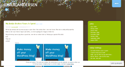 Desktop Screenshot of emilieandersen.wordpress.com