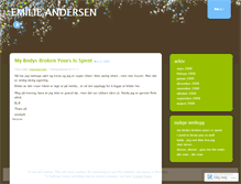 Tablet Screenshot of emilieandersen.wordpress.com