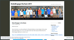 Desktop Screenshot of dukeengagedurham2011.wordpress.com