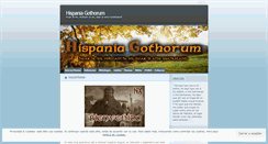 Desktop Screenshot of hispaniagothorum.wordpress.com