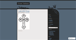 Desktop Screenshot of crosstattoo.wordpress.com