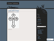Tablet Screenshot of crosstattoo.wordpress.com