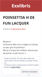 Mobile Screenshot of exxlibris.wordpress.com
