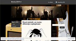 Desktop Screenshot of blondasirockul.wordpress.com