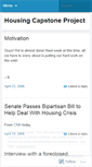 Mobile Screenshot of housingcapstoneproject.wordpress.com