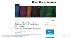 Desktop Screenshot of homeboundjourney.wordpress.com