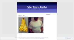 Desktop Screenshot of peterkingthedoofus.wordpress.com