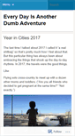 Mobile Screenshot of anotherdumbadventure.wordpress.com