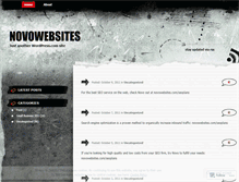 Tablet Screenshot of novowebsites.wordpress.com