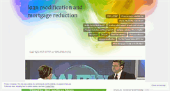 Desktop Screenshot of mortgagereductionlaw.wordpress.com