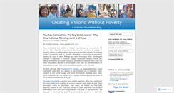 Desktop Screenshot of grameenfoundation.wordpress.com