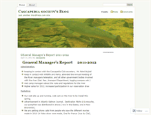 Tablet Screenshot of cascapediariver.wordpress.com