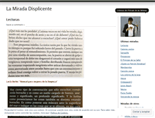 Tablet Screenshot of miradadisplicente.wordpress.com