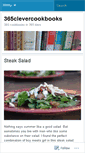 Mobile Screenshot of 365clevercookbooks.wordpress.com