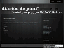 Tablet Screenshot of diariosdeyoni.wordpress.com