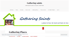 Desktop Screenshot of gatheringsaints.wordpress.com