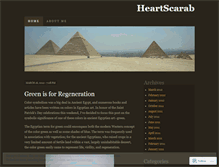 Tablet Screenshot of heartscarab.wordpress.com