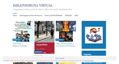 Desktop Screenshot of bibliovedrunavirtual.wordpress.com