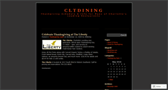 Desktop Screenshot of cltdining.wordpress.com