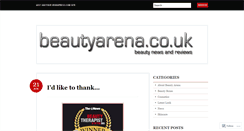 Desktop Screenshot of beautyarenablog.wordpress.com