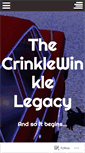 Mobile Screenshot of crinklewinklelegacy.wordpress.com