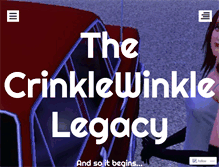 Tablet Screenshot of crinklewinklelegacy.wordpress.com