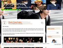 Tablet Screenshot of geje13elieve.wordpress.com