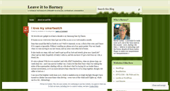 Desktop Screenshot of leaveittobarney.wordpress.com