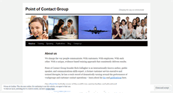 Desktop Screenshot of pointofcontactgroup.wordpress.com