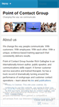 Mobile Screenshot of pointofcontactgroup.wordpress.com