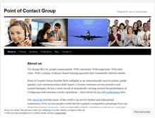 Tablet Screenshot of pointofcontactgroup.wordpress.com