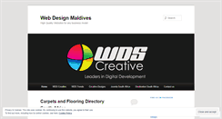 Desktop Screenshot of maldiveswebdesign.wordpress.com