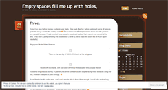 Desktop Screenshot of myworldishalfasleep.wordpress.com