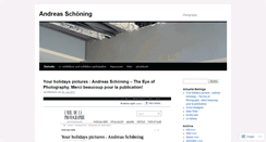 Desktop Screenshot of andreasschoening.wordpress.com