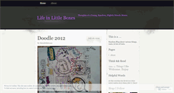 Desktop Screenshot of lifeinlittleboxes.wordpress.com