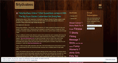 Desktop Screenshot of flirtydivatees.wordpress.com