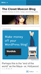 Mobile Screenshot of closetmoecon.wordpress.com