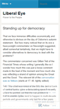 Mobile Screenshot of liberaleye.wordpress.com